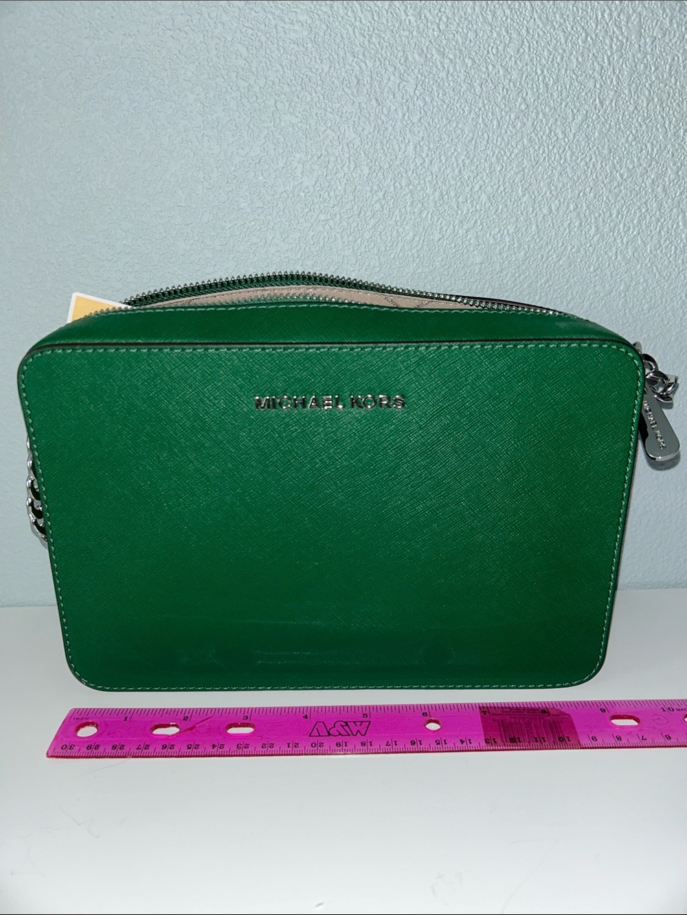 Michael Kors Emerald Saffiano Leather Crossbody*